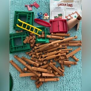 Lincoln Log Frontier Fort set + more